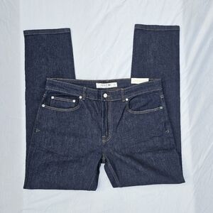 LACOSTEMen's Slim-Fit Stretch Solid Jeans dark wash color ML4 size W36×32L